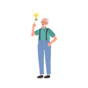 پیش‌نمایش فایل senior-mens-have-bright-new-idea-with-light-bulb-got-some-new-idea-9673454 از پک مرد سالمند