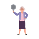 پیش‌نمایش فایل confident-senior-woman-with-cooking-skill-9672197 از پک زن سالمند