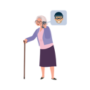 پیش‌نمایش فایل deceptive-scammer-tryo-to-tricks-elderly-woman-9672196 از پک زن سالمند