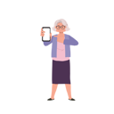 پیش‌نمایش فایل elderly-woman-pointing-finger-at-smartphone-9672211 از پک زن سالمند