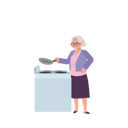 پیش‌نمایش فایل granny-cooking-traditional-homemade-meals-on-stove-9672200 از پک زن سالمند