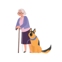 پیش‌نمایش فایل senior-woman-and-her-loyal-german-shepherd-enjoying-outdoor-togetherness-9672203 از پک زن سالمند