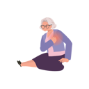 پیش‌نمایش فایل senior-woman-in-heart-attack-crisis-9672181 از پک زن سالمند