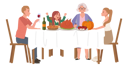 پیش‌نمایش فایل family-thanksgiving-celebration-9884941 از پک روز شکرگزاری