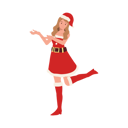 پیش‌نمایش فایل beautiful-girl-in-santa-claus-outfit-9933470 از پک دختر بابانوئل