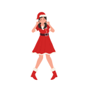 پیش‌نمایش فایل beautiful-girl-in-santa-claus-outfit-giving-photoshoot-pose-9933496 از پک دختر بابانوئل