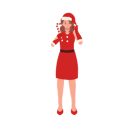 پیش‌نمایش فایل christmas-girl-holding-christmas-candy-9933487 از پک دختر بابانوئل