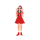 پیش‌نمایش فایل girl-holding-christmas-candy-9933458 از پک دختر بابانوئل
