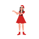پیش‌نمایش فایل young-girl-in-santa-claus-outfit-9933455 از پک دختر بابانوئل