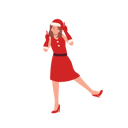 پیش‌نمایش فایل young-santa-girl-giving-photo-shoot-pose-9933486 از پک دختر بابانوئل
