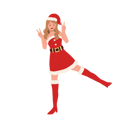 پیش‌نمایش فایل young-woman-in-santa-claus-costume-and-giving-pose-9933471 از پک دختر بابانوئل