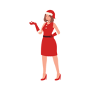 پیش‌نمایش فایل young-woman-in-santa-claus-costume-showing-something-left-9933489 از پک دختر بابانوئل