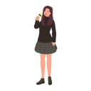 پیش‌نمایش فایل adorable-girl-eating-ice-cream-9959458 از پک زن شیک و مد روز