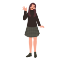 پیش‌نمایش فایل adorable-teenage-waiving-hand-9959457 از پک زن شیک و مد روز