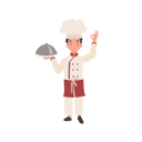 پیش‌نمایش فایل adorable-child-chef-in-chef-hat-doing-ok-hand-sign-10085326 از پک پسر سرآشپز کوچک