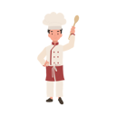 پیش‌نمایش فایل adorable-little-chef-boy-in-apron-10085332 از پک پسر سرآشپز کوچک
