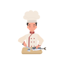 پیش‌نمایش فایل child-chef-prepares-mackerel-fish-10085375 از پک پسر سرآشپز کوچک