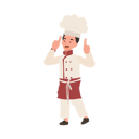 پیش‌نمایش فایل happy-kid-chef-giving-approval-sign-10085340 از پک پسر سرآشپز کوچک