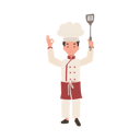 پیش‌نمایش فایل young-chef-showing-ok-sign-10085342 از پک پسر سرآشپز کوچک