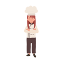 پیش‌نمایش فایل confident-young-kid-chef-with-crossed-arms-10085171 از پک دختر سرآشپز کوچک