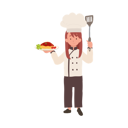 پیش‌نمایش فایل happy-child-chef-serving-pasta-10085139 از پک دختر سرآشپز کوچک