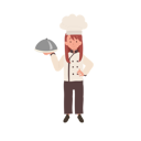 پیش‌نمایش فایل happy-young-chef-preparing-tasty-meals-10085169 از پک دختر سرآشپز کوچک