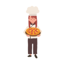 پیش‌نمایش فایل young-chef-cooking-delicious-homemade-pizza-10085150 از پک دختر سرآشپز کوچک