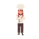 پیش‌نمایش فایل young-chef-rejecting-10085163 از پک دختر سرآشپز کوچک