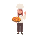 پیش‌نمایش فایل young-chef-showing-ok-sign-10085135 از پک دختر سرآشپز کوچک