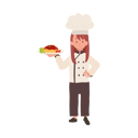 پیش‌نمایش فایل young-cook-in-chef-hat-prepares-delicious-spaghetti-10085140 از پک دختر سرآشپز کوچک