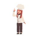 پیش‌نمایش فایل young-culinary-mentor-in-chef-hat-10085136 از پک دختر سرآشپز کوچک