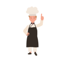پیش‌نمایش فایل happy-kid-chef-giving-approval-sign-10085202 از پک پسر سرآشپز کوچک
