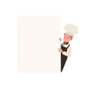 پیش‌نمایش فایل kid-chef-pointing-at-billboard-10085220 از پک پسر سرآشپز کوچک