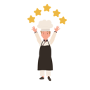 پیش‌نمایش فایل kid-chef-with-5-stars-10085225 از پک پسر سرآشپز کوچک