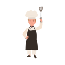 پیش‌نمایش فایل smiling-child-chef-with-flipper-10085196 از پک پسر سرآشپز کوچک