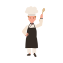 پیش‌نمایش فایل smiling-child-chef-with-spatula-10085195 از پک پسر سرآشپز کوچک