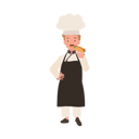 پیش‌نمایش فایل young-chef-enjoying-tasty-hot-dog-10085201 از پک پسر سرآشپز کوچک