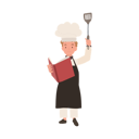 پیش‌نمایش فایل young-chef-reading-cooking-book-10085218 از پک پسر سرآشپز کوچک