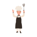 پیش‌نمایش فایل young-chef-showing-ok-sign-10085205 از پک پسر سرآشپز کوچک