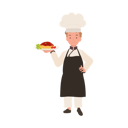 پیش‌نمایش فایل young-cook-in-chef-hat-prepares-delicious-spaghetti-10085212 از پک پسر سرآشپز کوچک