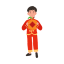 پیش‌نمایش فایل boy-in-chinese-traditional-dress-holding-big-orange-10250138 از پک پسر با لباس سنتی چینی
