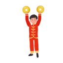 پیش‌نمایش فایل boy-in-chinese-traditional-dress-holding-gold-coins-10250163 از پک پسر با لباس سنتی چینی