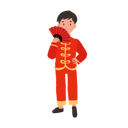 پیش‌نمایش فایل boy-in-chinese-traditional-dress-holding-hand-fan-10250144 از پک پسر با لباس سنتی چینی