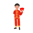 پیش‌نمایش فایل boy-in-chinese-traditional-dress-holding-red-envelope-10250154 از پک پسر با لباس سنتی چینی