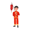 پیش‌نمایش فایل boy-in-chinese-traditional-dress-holding-red-lantern-10250126 از پک پسر با لباس سنتی چینی