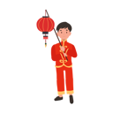 پیش‌نمایش فایل boy-in-chinese-traditional-dress-holding-red-lantern-10250128 از پک پسر با لباس سنتی چینی