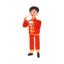 پیش‌نمایش فایل boy-in-chinese-traditional-dress-holding-rice-bowl-10250166 از پک پسر با لباس سنتی چینی