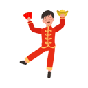 پیش‌نمایش فایل boy-in-chinese-traditional-dress-holding-sweet-basket-and-red-envelope-in-both-hands-10250136 از پک پسر با لباس سنتی چینی