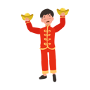پیش‌نمایش فایل boy-in-chinese-traditional-dress-holding-sweet-basket-in-both-hands-10250134 از پک پسر با لباس سنتی چینی