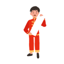 پیش‌نمایش فایل boy-in-chinese-traditional-dress-holding-white-paper-10250169 از پک پسر با لباس سنتی چینی